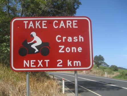 Sign Crash Zone