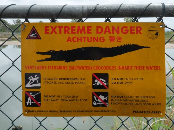 Warning for crocs.